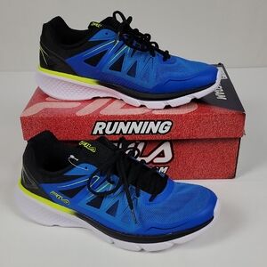 Fila Memory Speedstride Revo Mens Blue Running Shoes Size 11.5